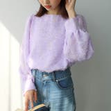 シャギージャカードブラウス | GeeRA | 詳細画像1