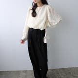 シャギージャカードブラウス | GeeRA | 詳細画像16