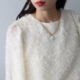 シャギージャカードブラウス | GeeRA | 詳細画像18