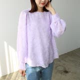 シャギージャカードブラウス | GeeRA | 詳細画像4