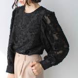 シャギージャカードブラウス | GeeRA | 詳細画像7