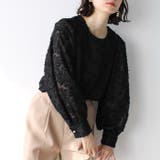 シャギージャカードブラウス | GeeRA | 詳細画像8