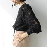 シャギージャカードブラウス | GeeRA | 詳細画像9