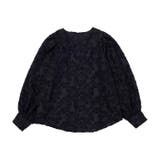ブラック | シャギージャカードブラウス | GeeRA
