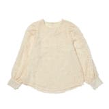 アイボリー | シャギージャカードブラウス | GeeRA