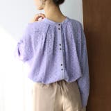 前後2WAYブロック柄レースシャツ | GeeRA | 詳細画像17