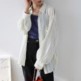 きらきらシアーストライプジャカードシャツ | GeeRA | 詳細画像16