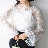 3Dレースブラウス | GeeRA | 詳細画像1