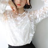 3Dレースブラウス | GeeRA | 詳細画像5