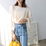 ワッシャー素材バルーン袖ブラウス | GeeRA | 詳細画像14