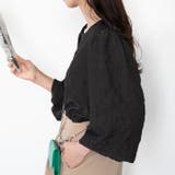 ワッシャー素材バルーン袖ブラウス | GeeRA | 詳細画像7