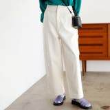 アイボリー | ハイウエストワイドカーゴパンツ | GeeRA