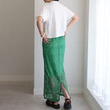 カットレースストレートスカート | GeeRA | 詳細画像4 