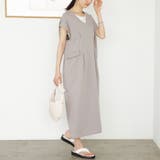 バイカラーステッチバックオープンワンピース＜夏服＞ | GeeRA | 詳細画像11 