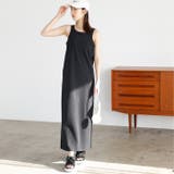 ブラック | アメスリストレッチポンチワンピース<夏服> | GeeRA