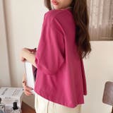 綿混素材ショート丈Tシャツ 夏服 | GeeRA | 詳細画像11