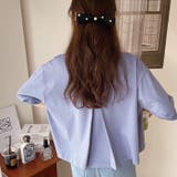 綿混素材ショート丈Tシャツ 夏服 | GeeRA | 詳細画像15