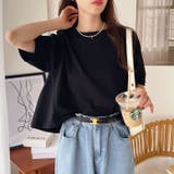 綿混素材ショート丈Tシャツ 夏服 | GeeRA | 詳細画像21