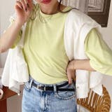 綿混素材ショート丈Tシャツ 夏服 | GeeRA | 詳細画像22