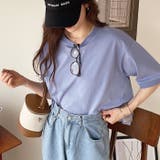 綿混素材ショート丈Tシャツ 夏服 | GeeRA | 詳細画像14