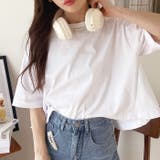 綿混素材ショート丈Tシャツ 夏服 | GeeRA | 詳細画像18