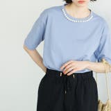 綿混素材ネックレスデザインＴシャツ＜夏服＞ | GeeRA | 詳細画像16 