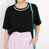 綿混素材ネックレスデザインＴシャツ＜夏服＞ | GeeRA | 詳細画像3 