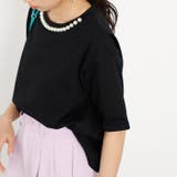 綿混素材ネックレスデザインＴシャツ＜夏服＞ | GeeRA | 詳細画像5 