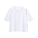 綿混素材ネックレスデザインＴシャツ＜夏服＞ | GeeRA | 詳細画像40 