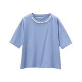綿混素材ネックレスデザインＴシャツ＜夏服＞ | GeeRA | 詳細画像39 