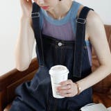 ピンク系 | ワッフルボーダーアメスリタンクトップ＜夏服＞ | GeeRA