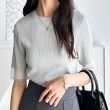 袖口シアーサマーリブニット | GeeRA | 詳細画像60