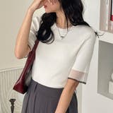 袖口シアーサマーリブニット | GeeRA | 詳細画像29 