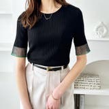 袖口シアーサマーリブニット | GeeRA | 詳細画像8