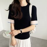 袖口シアーサマーリブニット | GeeRA | 詳細画像41