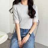 袖口シアーサマーリブニット | GeeRA | 詳細画像49