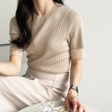 袖口シアーサマーリブニット | GeeRA | 詳細画像66