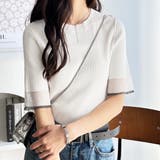 袖口シアーサマーリブニット | GeeRA | 詳細画像26