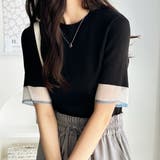 袖口シアーサマーリブニット | GeeRA | 詳細画像37
