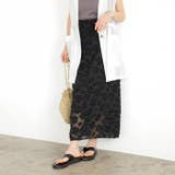 フリンジシアージャカードタイトスカート | GeeRA | 詳細画像14