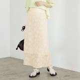 フリンジシアージャカードタイトスカート | GeeRA | 詳細画像6