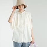 マルチウェイケープデザインブラウス | GeeRA | 詳細画像1