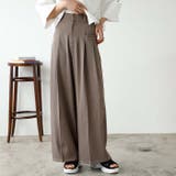 モカグレー | ２タックデザインポケットワイドパンツ | GeeRA