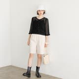 【セットアップ対応】クロシェ編風ニットカーディガン | GeeRA | 詳細画像9