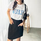 フレンチスリーブプリントロゴTシャツ | GeeRA | 詳細画像8