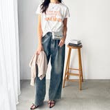 フレンチスリーブプリントロゴTシャツ | GeeRA | 詳細画像19