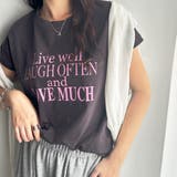 フレンチスリーブプリントロゴTシャツ | GeeRA | 詳細画像24