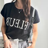 ミラーロゴブラック | フレンチスリーブプリントロゴTシャツ | GeeRA