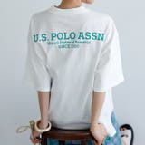 オフホワイト | 【U.S. POLO ASSN.】バックロゴTシャツ<夏服> | GeeRA