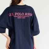ネイビー | 【U.S. POLO ASSN.】バックロゴTシャツ<夏服> | GeeRA
